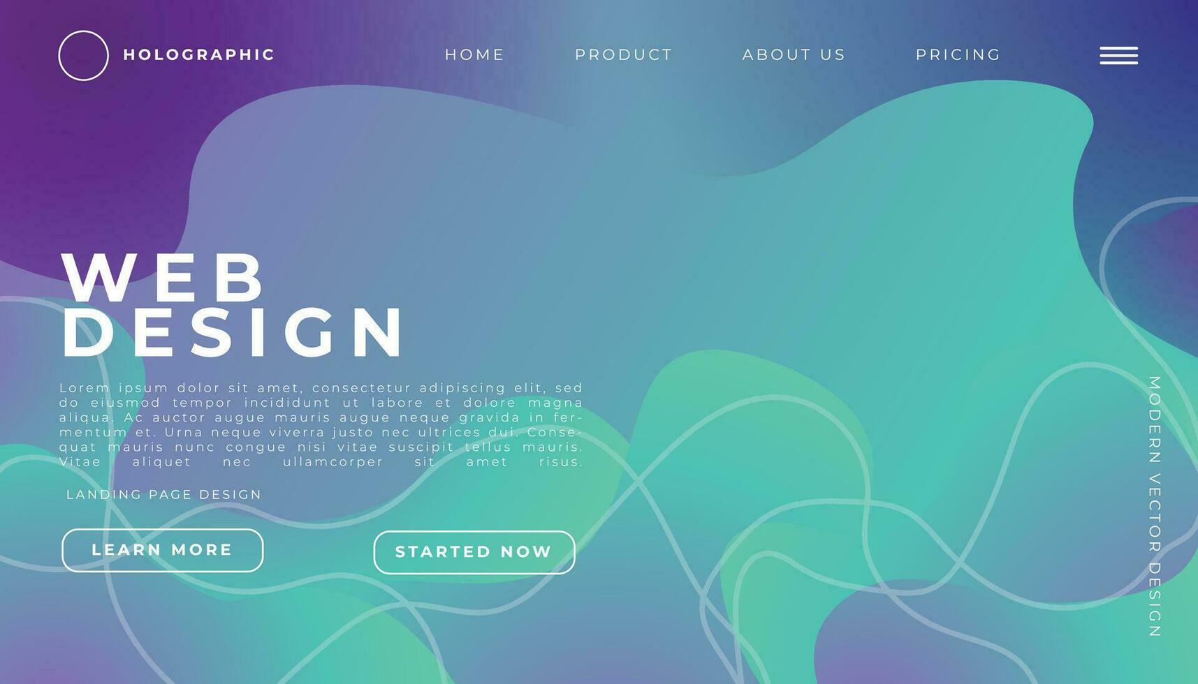Trendy summer fluid gradient background, colorful abstract liquid 3d shapes. Futuristic design wallpaper for banner, poster, cover, flyer, presentation, advertising, landing page vector