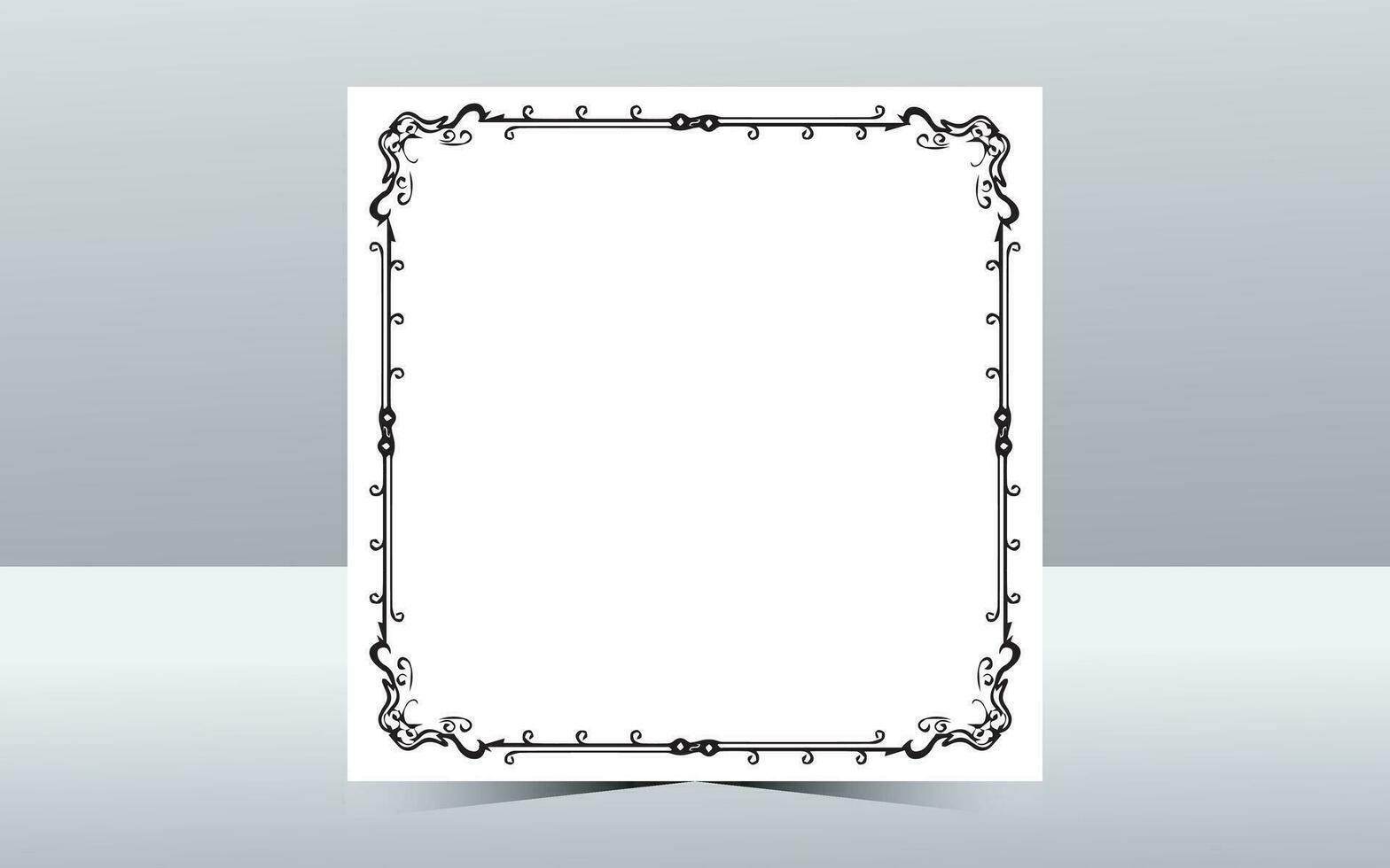 vector decorative page border design 32476396 Vector Art at Vecteezy