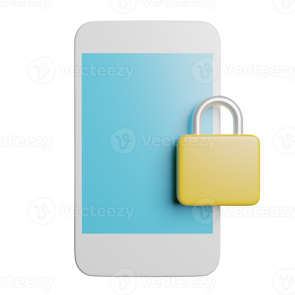Padlock Phone Security png