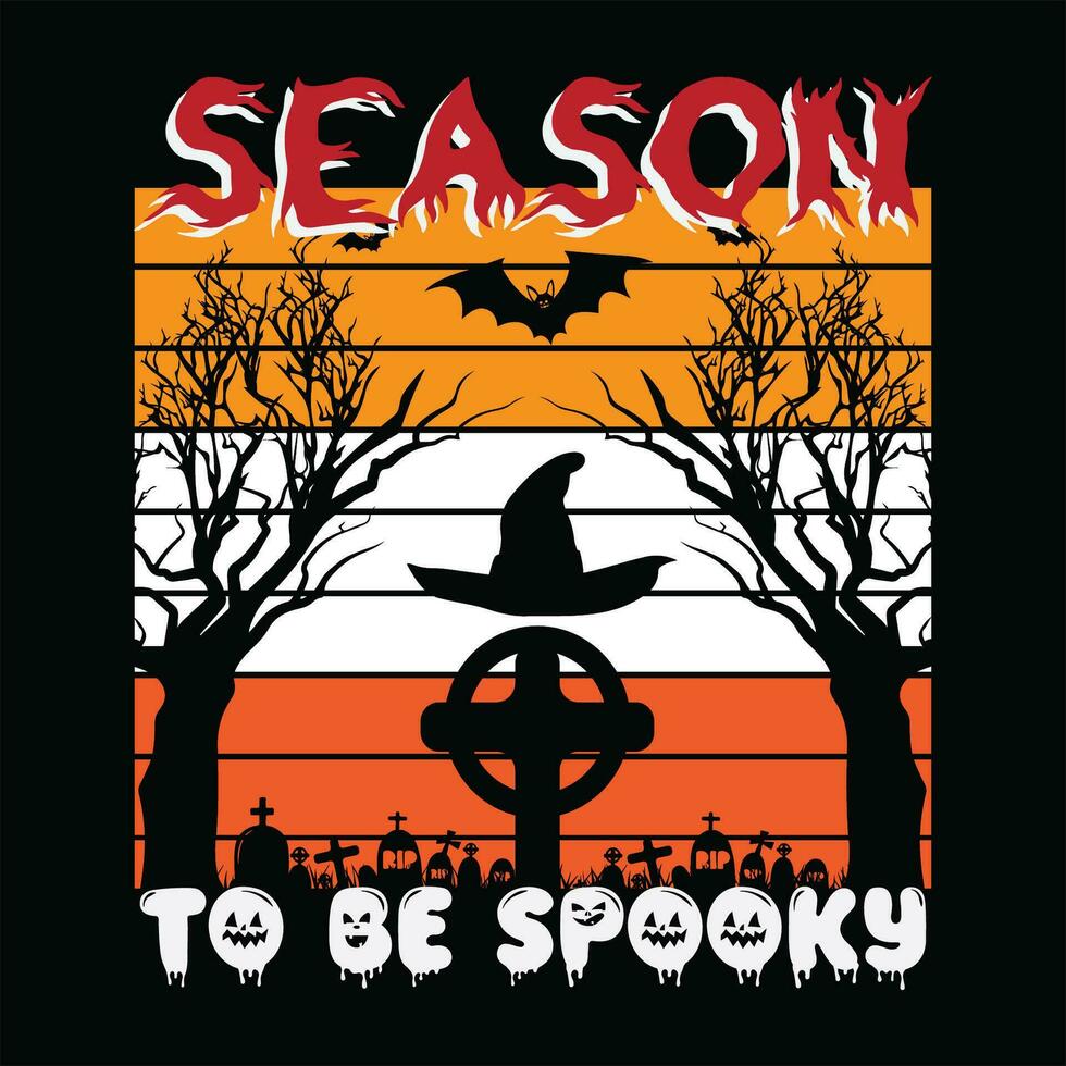 Season to be spooky vector