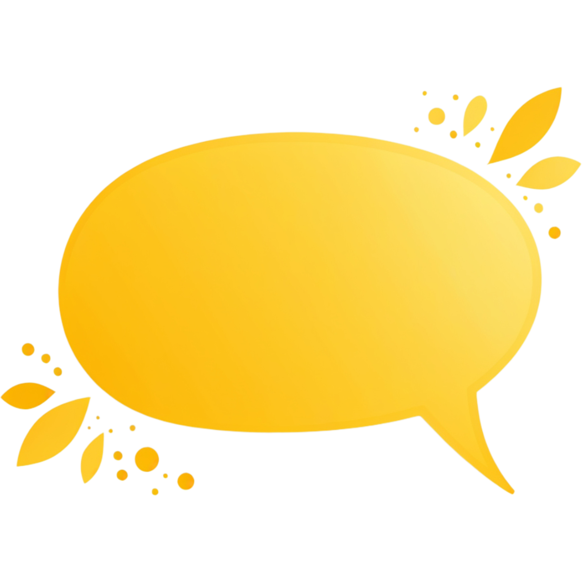 Yellow Thought Bubble Clipart Free 15 - 362dcml