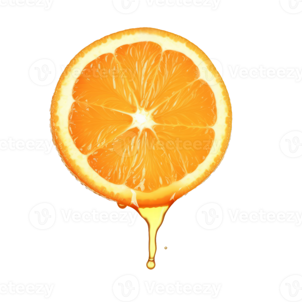 Fresh orange juice dripping on transparent background 32477407 PNG