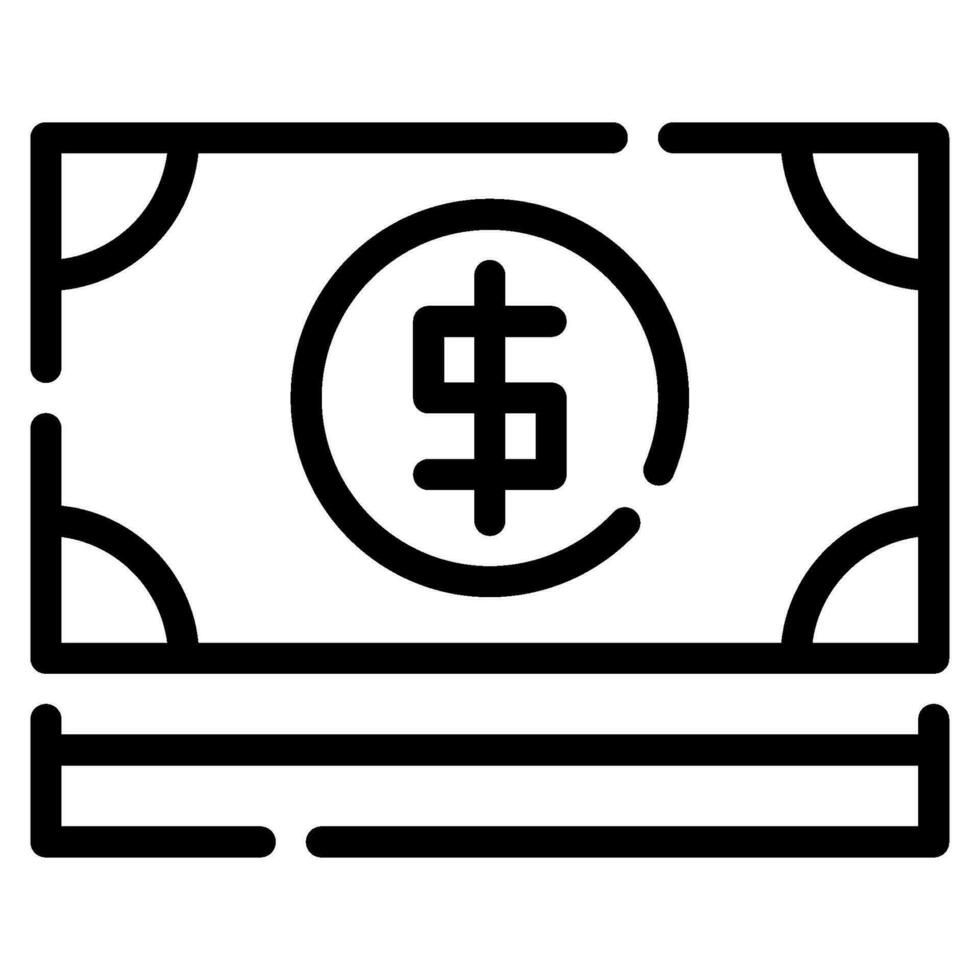 moneda icono ilustración, para web, aplicación, infografía, etc vector