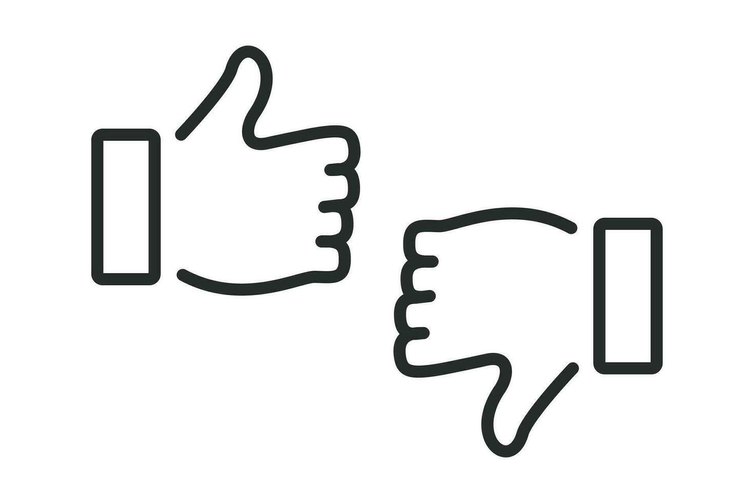 hand thumb icon graphic vector design illustration
