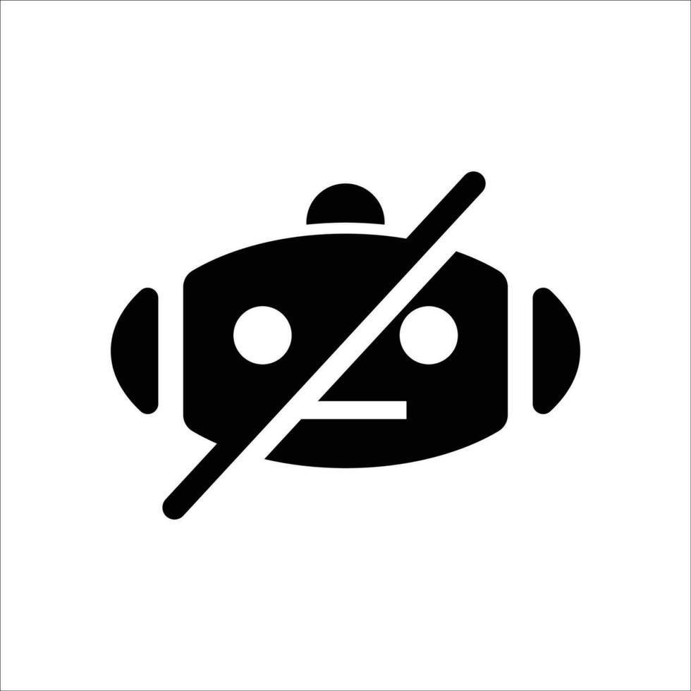 Robot icon vector