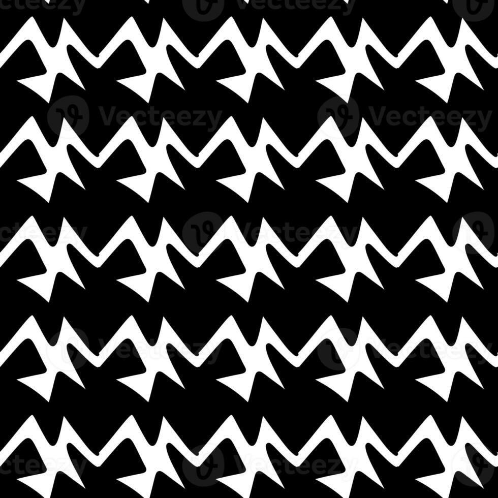 seamless pattern of abstract black and white background with geometric elements. photo