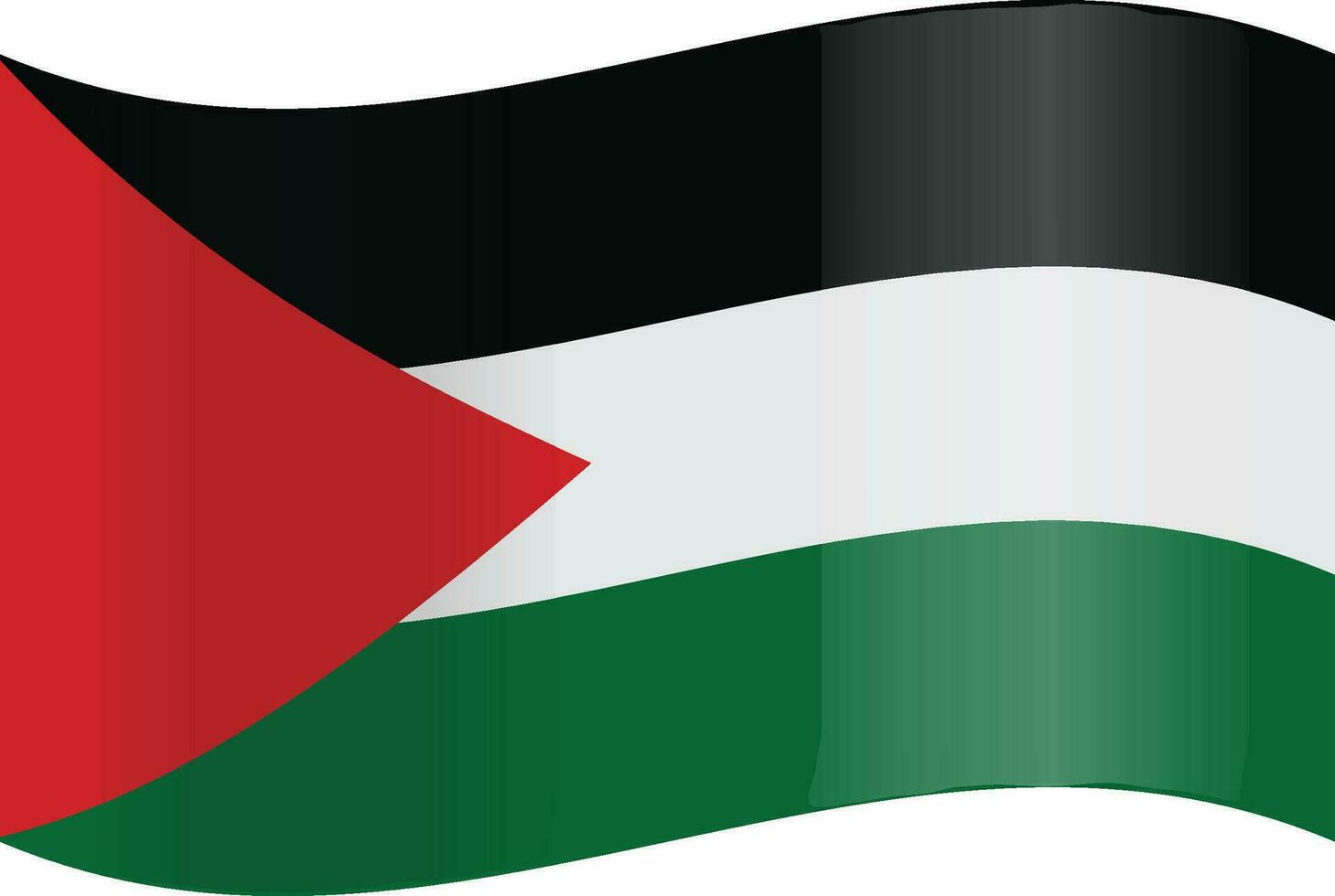 vector ilustración de palestino bandera