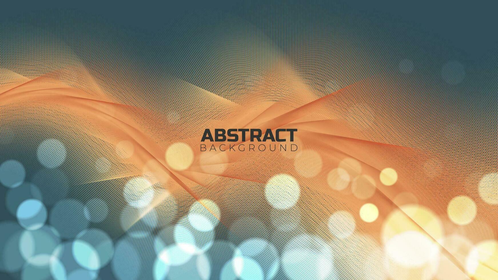 Beautiful Abstract 3D Background with Smooth Silky Shapes vector