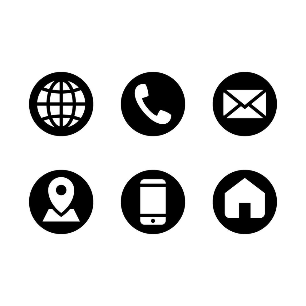 Business Black Circle Icon vector