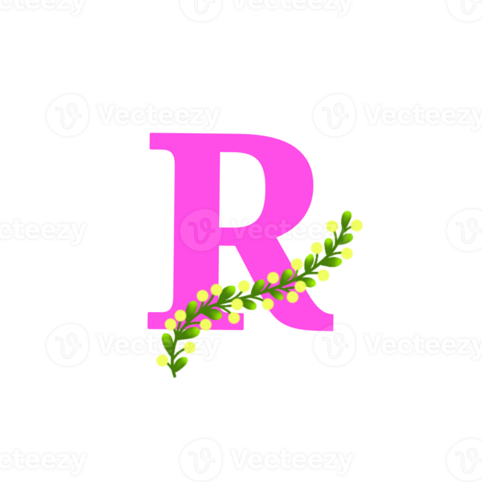 beautiful alphabet letters png