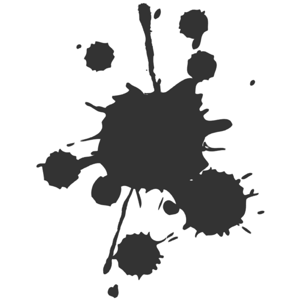 abstract of ink stroke and ink splash for grunge design elements. Black paint stroke splash and Hand drawn illustration brush for dirty texture. png