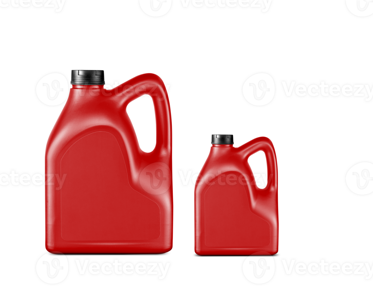 Red Plastic Gallon for Oil Separator PNG transparent