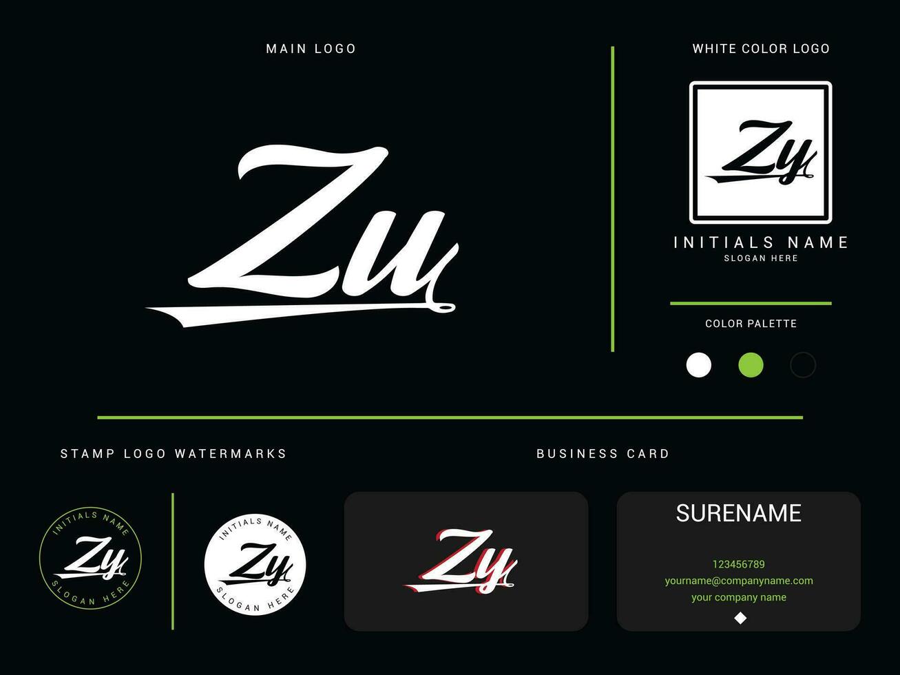 monograma zu logo vector, inicial vestir zu uz lujo Moda logo letra diseño vector