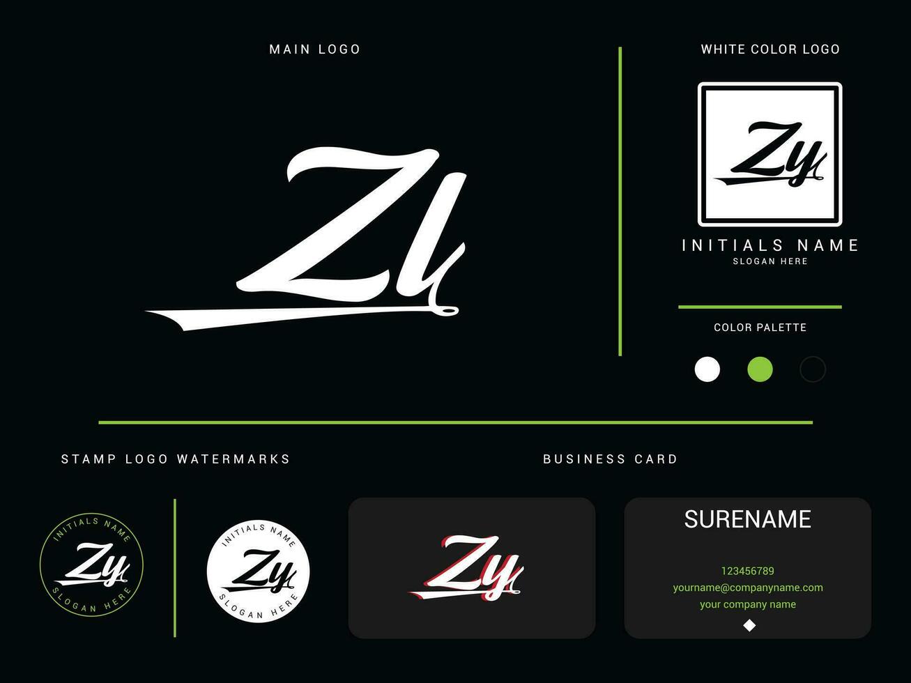 Monogram Zl Logo Vector, Initial Apparel Zl lz Luxury Fashion Logo Letter Design vector