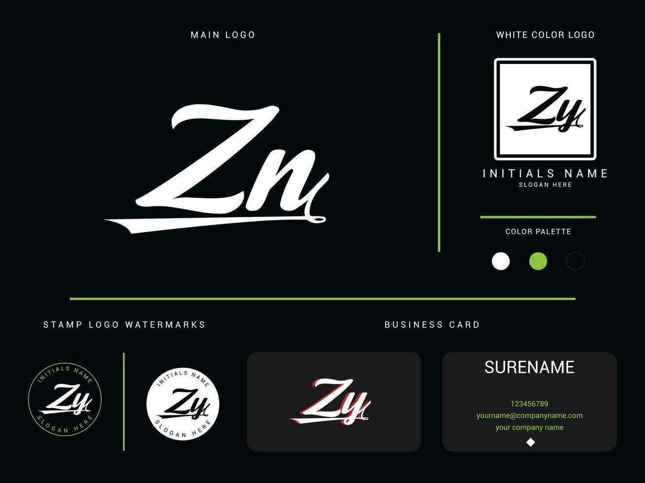 monograma zn logo vector, inicial vestir zn Nueva Zelanda lujo Moda logo letra diseño vector