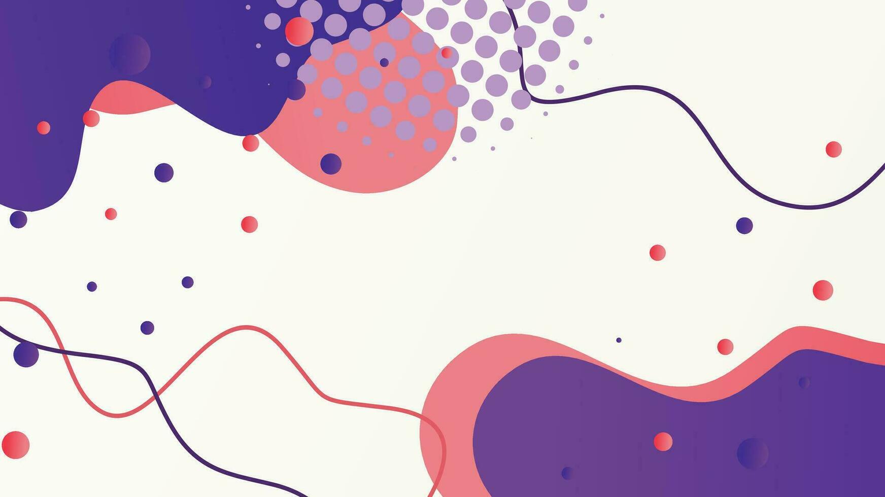 Abstract gradient dynamic fluid shapes background design template vector