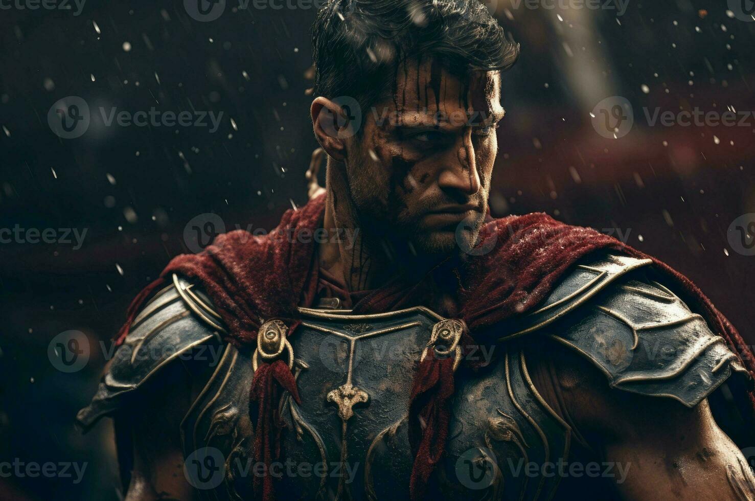 Gladiator man warrior. Generate Ai photo