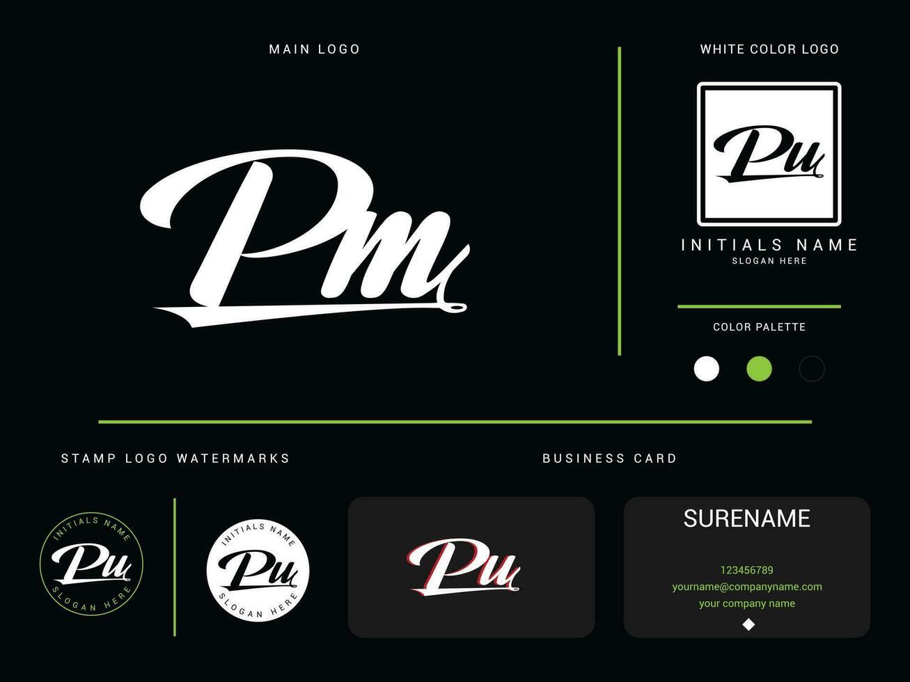 Stylish Pm Luxury Fashion Logo, Modern Apparel PM Logo Icon Vector For Your Clothing Shop