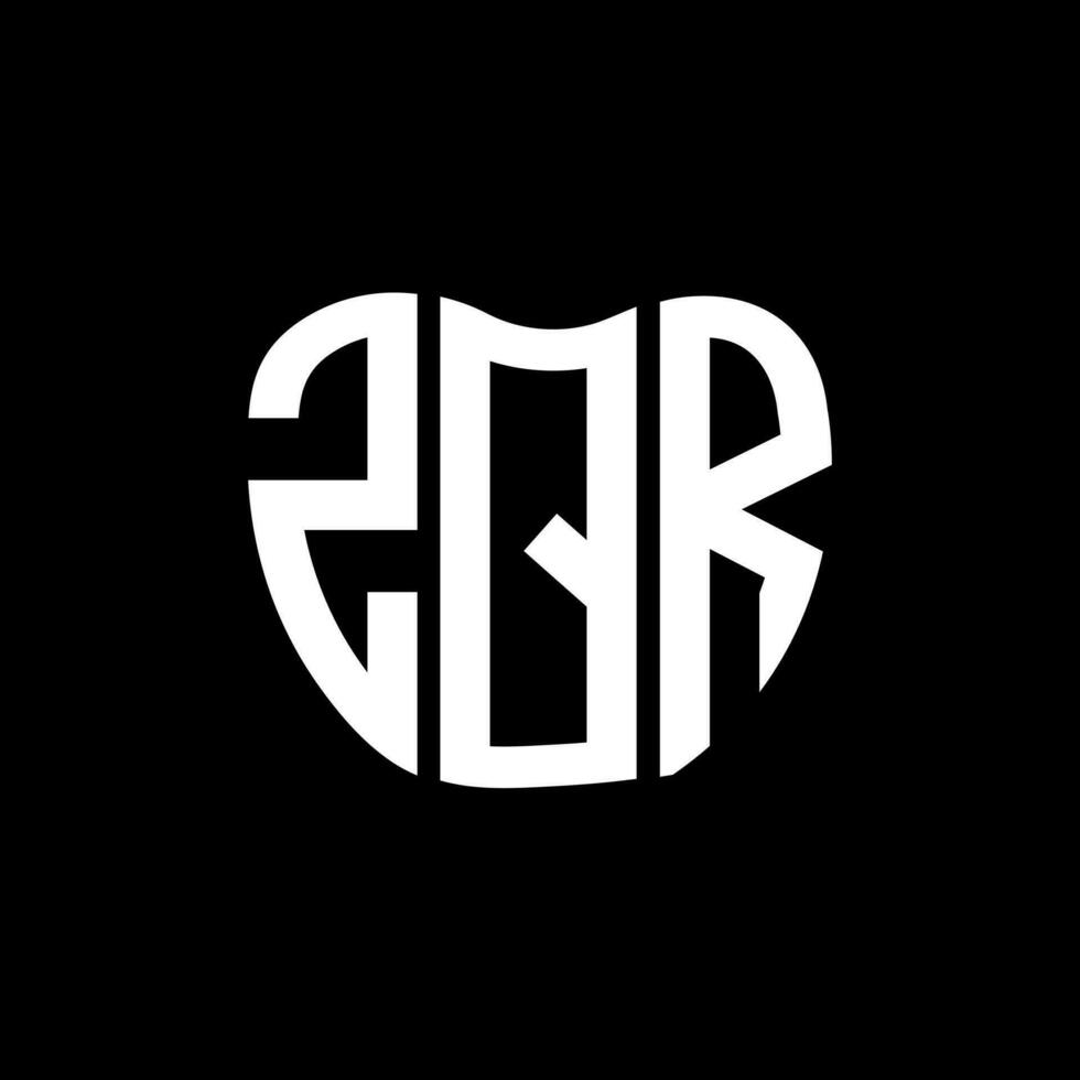 ZQR letter logo creative design. ZQR unique design. vector