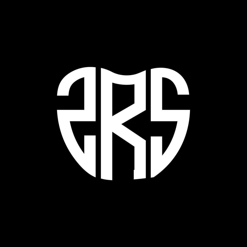 ZRS letter logo creative design. ZRS unique design. vector