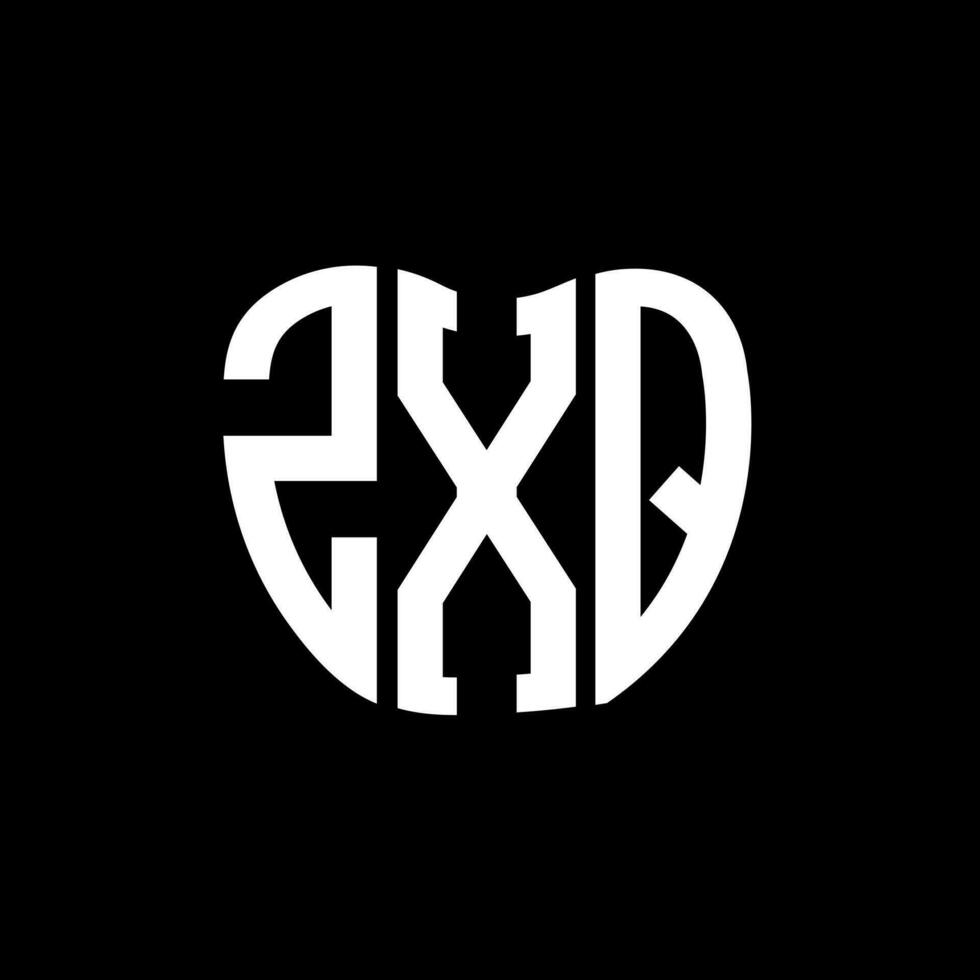 zxq letra logo creativo diseño. zxq único diseño. vector