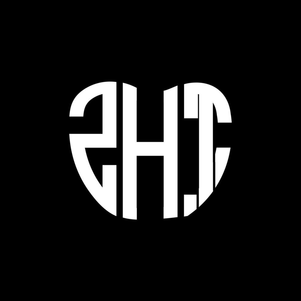 ZHT letter logo creative design. ZHT unique design. vector