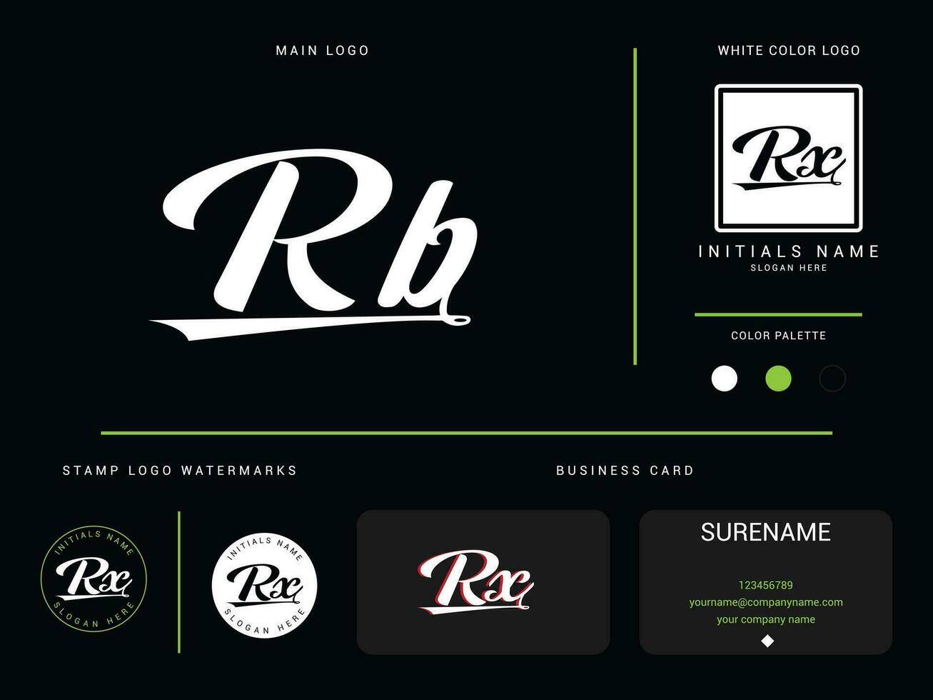 Luxury Fashion Rb Logo Icon Vector, Minimalist RB Clothing Logo Branding Design vector