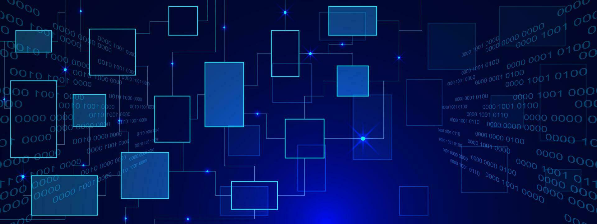 Digital data flow or digital information technology concept. Big data visualization or wireless data transmission background design. Vector illustration.