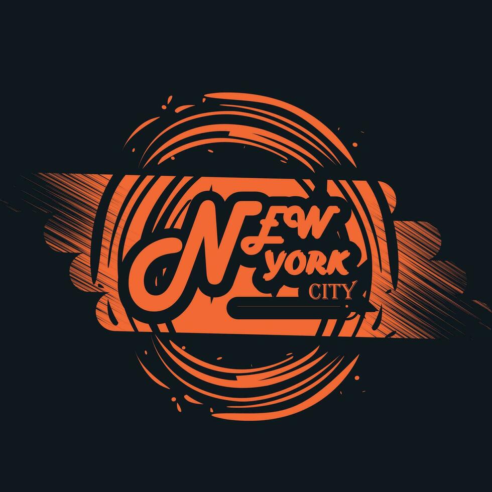 vector Clásico t camisa diseño nuevo York ciudad letras