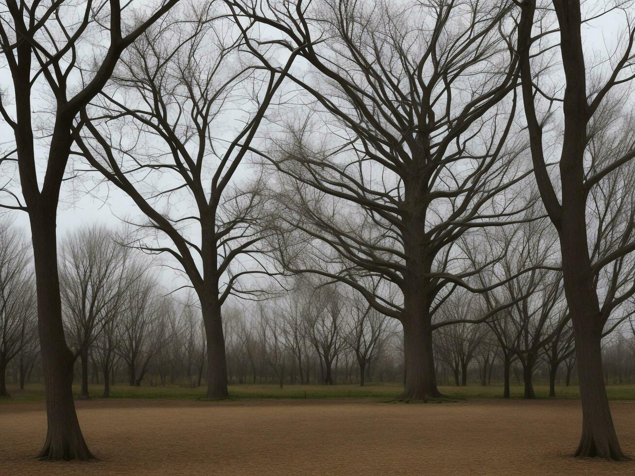 tree beautiful close up image ai generated photo