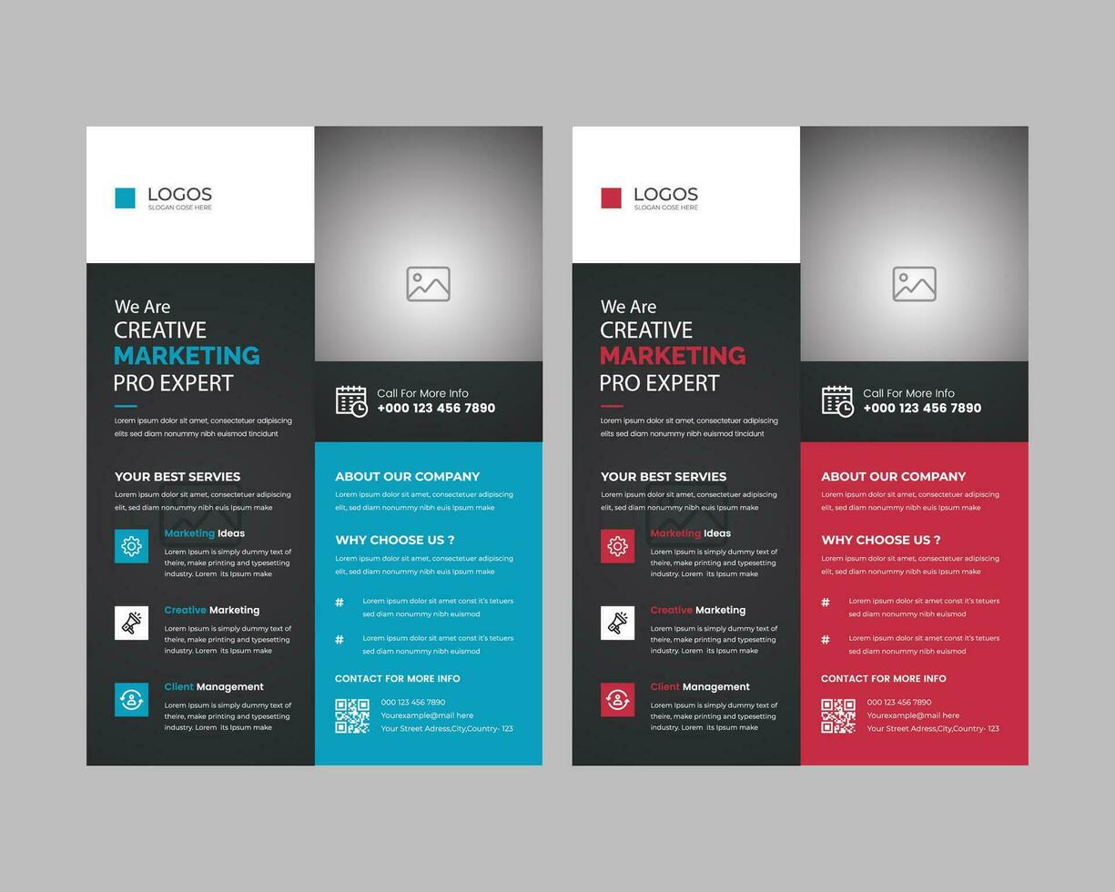 Company Flyer design Template vector