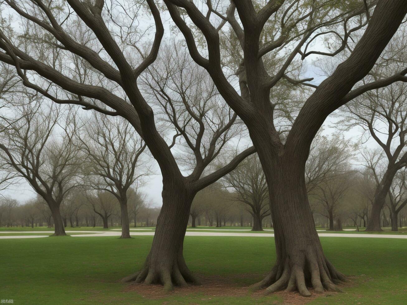 árbol hermosa cerca arriba imagen ai generado foto