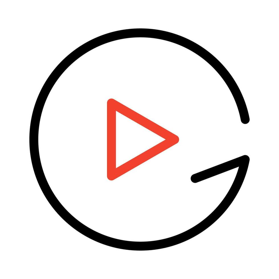 Playback speed icon symbol simple design isolated white background editable. vector