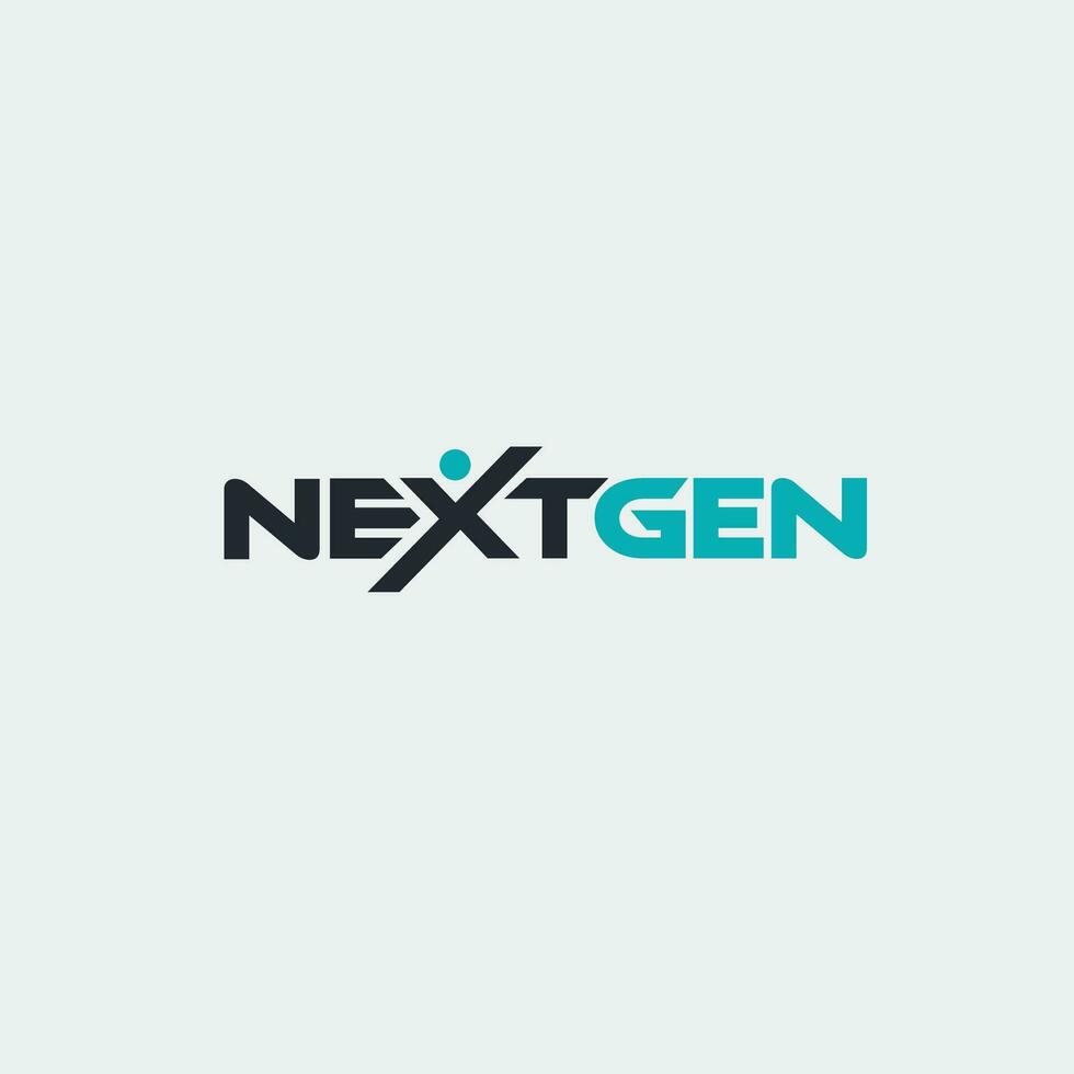 A LOGO THAT SAYS NEXT GENERATION VECTOR