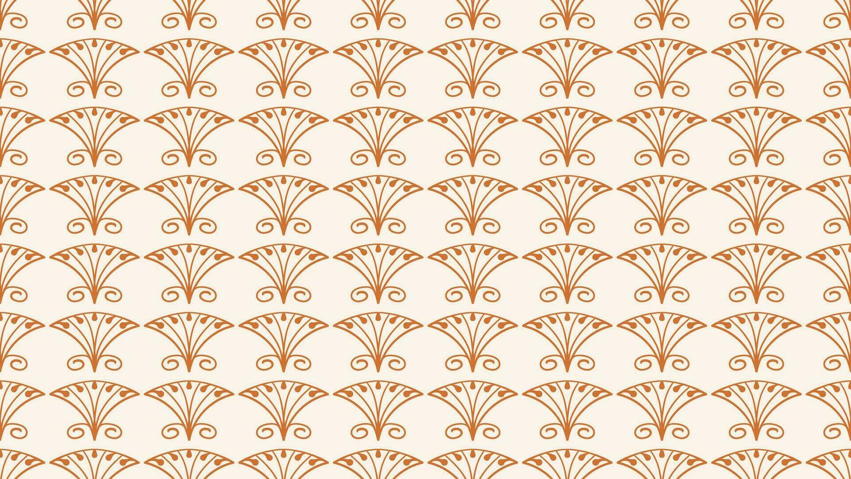 Minimalist floral geometric seamless pattern. For backgrounds, wallpapers, textiles, and fashion. vector