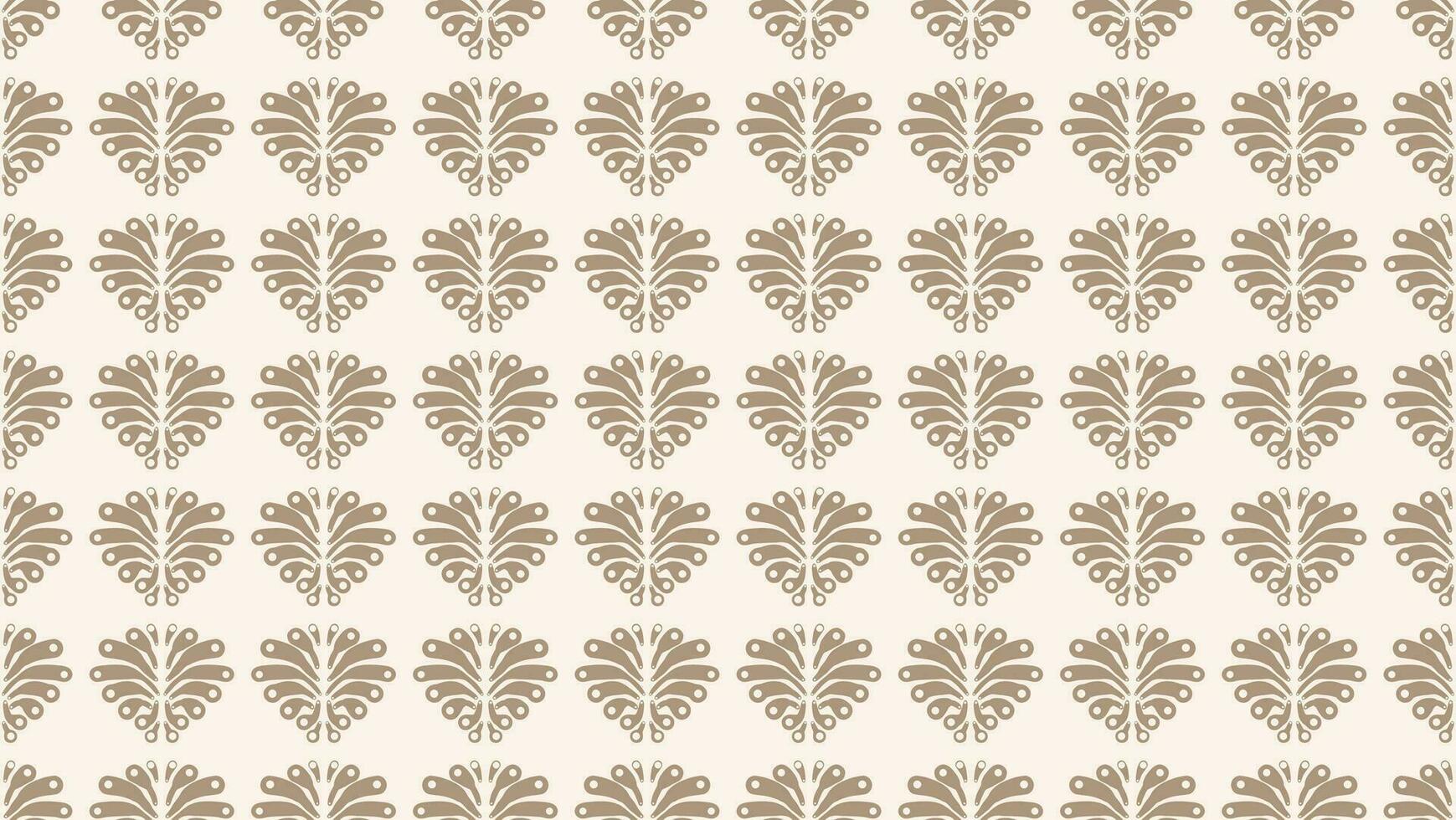 Minimalist boho seamless pattern with leaves. For backgrounds, wallpapers, textiles, and fashion. vector