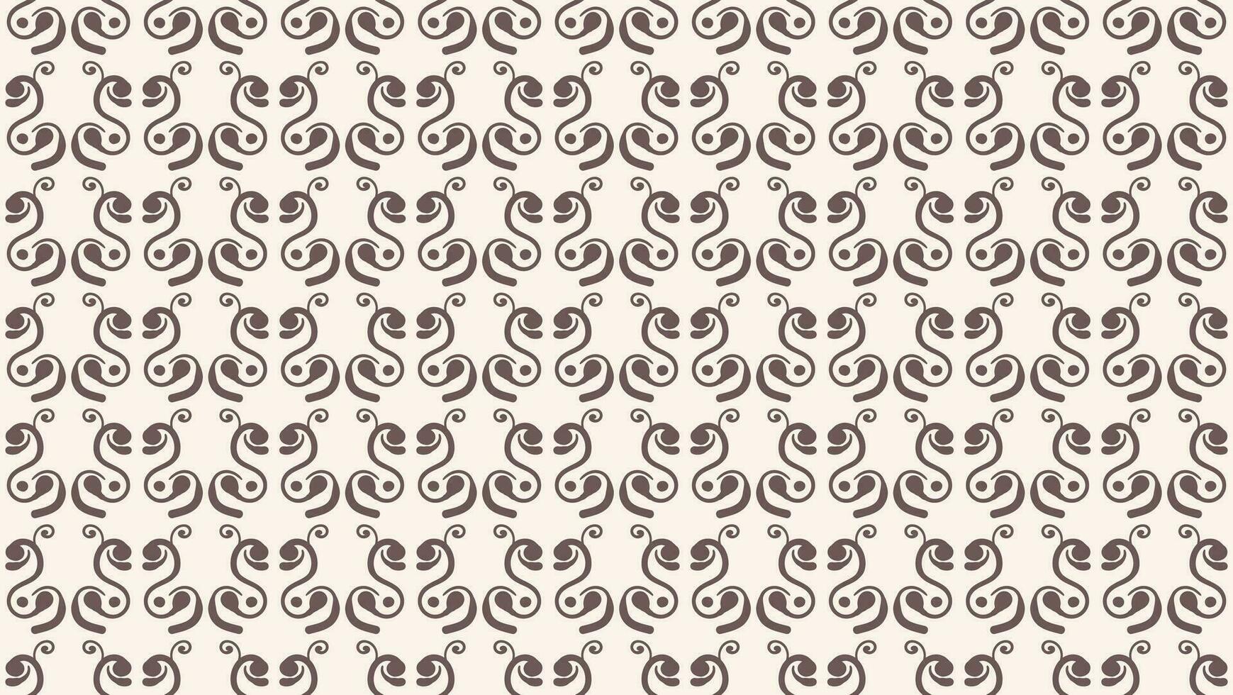 Beige pattern with hand drawn floral decoration. Ornament background. For backgrounds, wallpapers, textiles, and fashion. vector