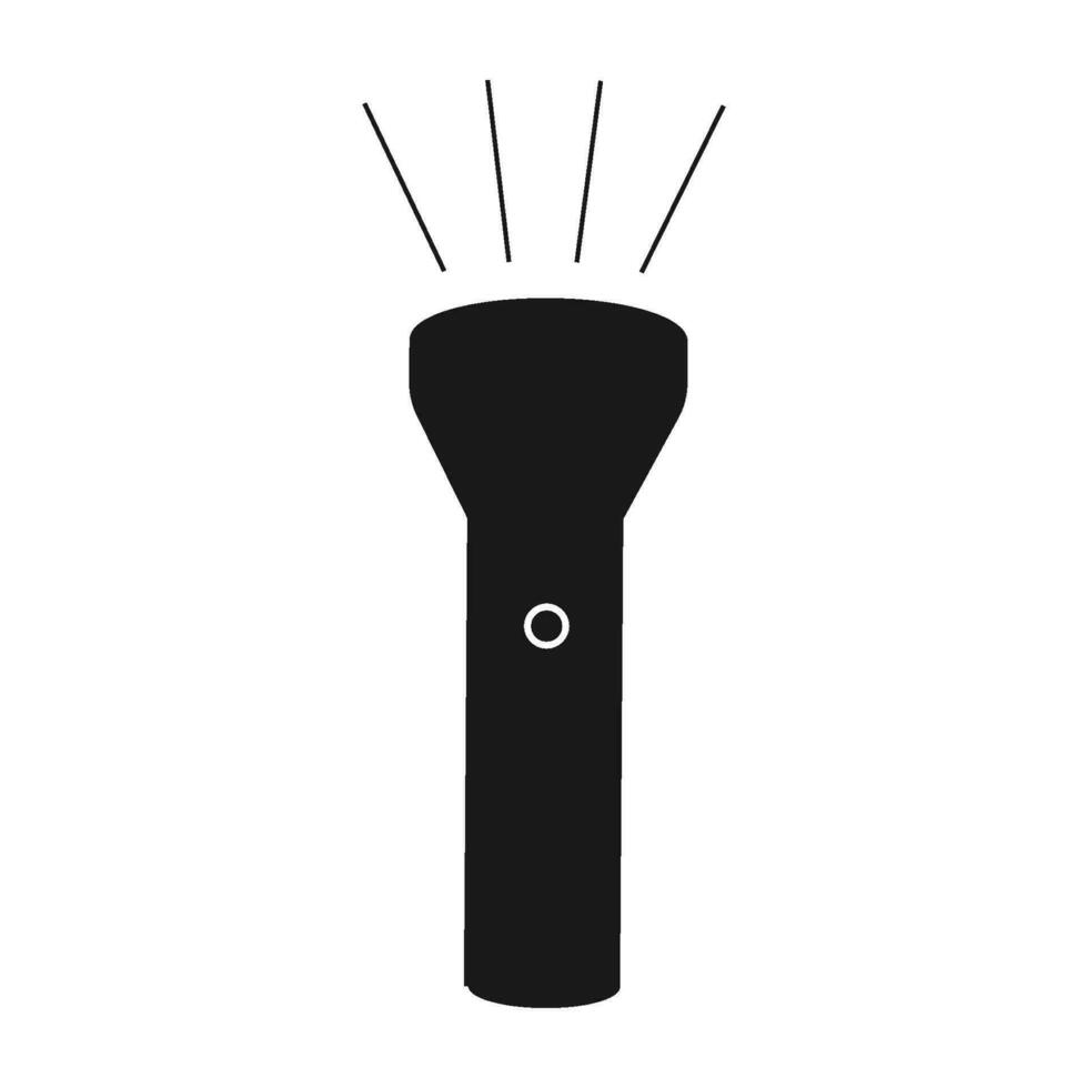 flashlight icon vector