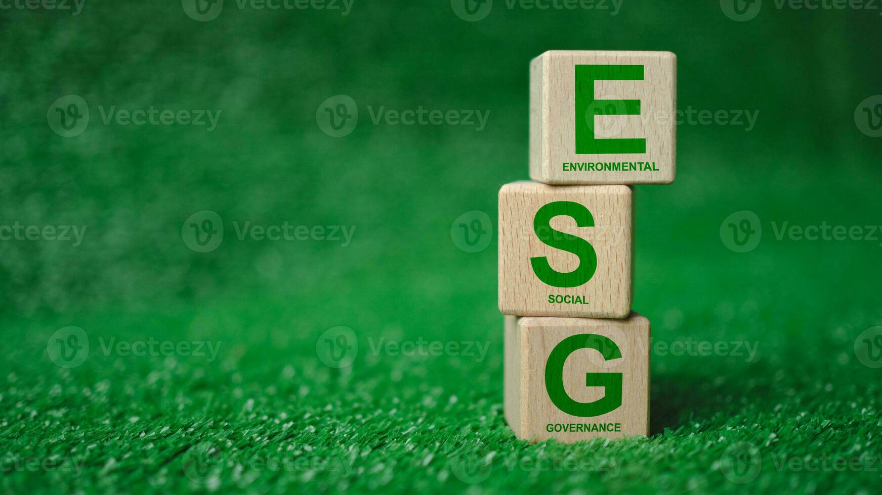 ESG concept for environment, society and governance in sustainable. business responsible environmental. photo