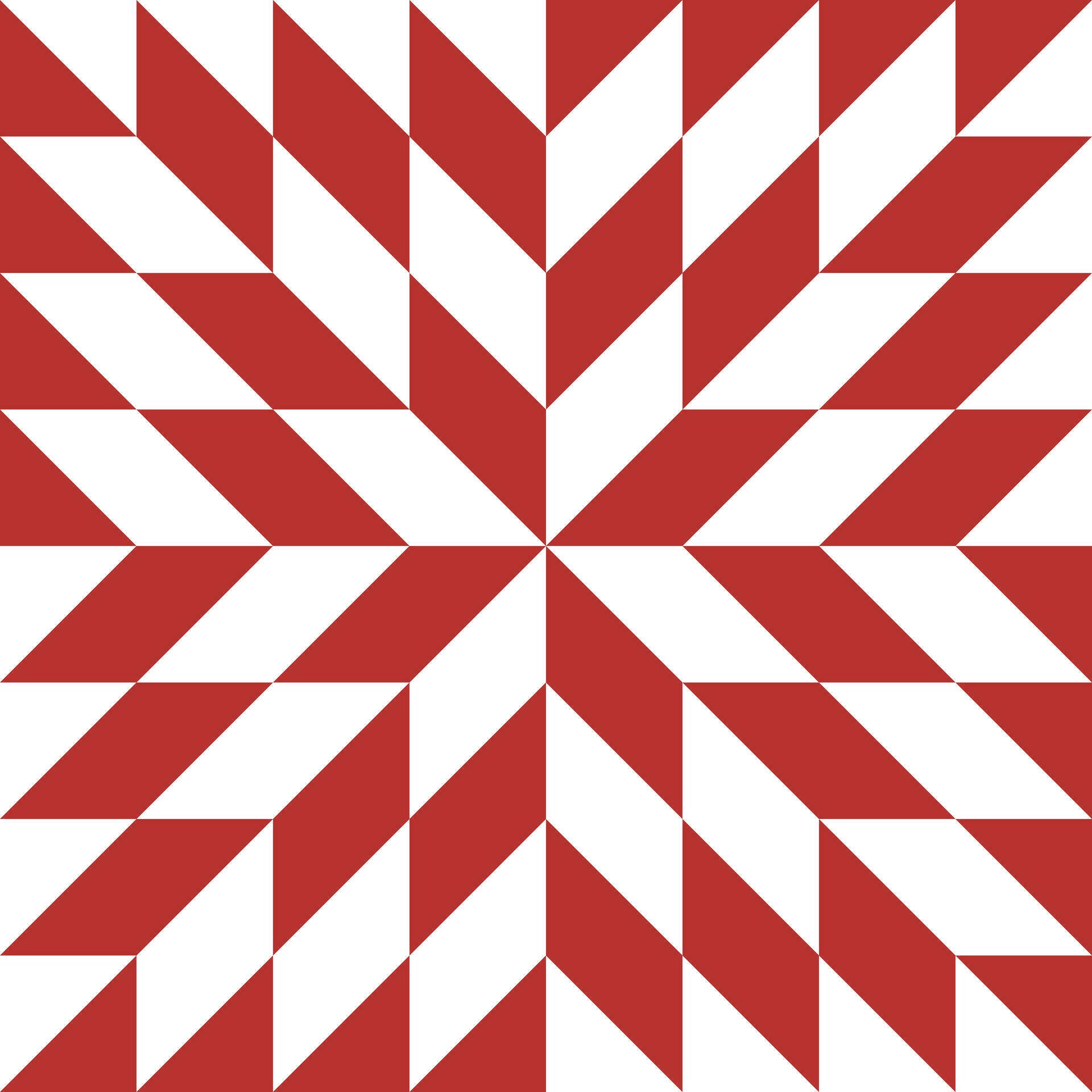 Red Geometric seamless pattern with rhombuses. Abstract textured