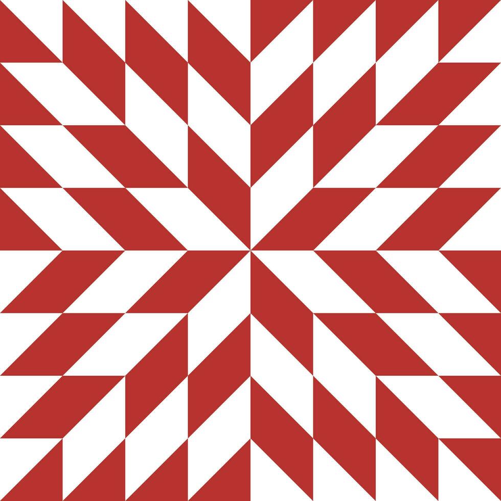 Red Geometric seamless pattern with rhombuses. Abstract textured background design. Modern elegant wallpaper. vector