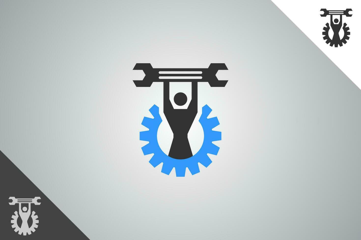 llave inglesa logo. mínimo y moderno logotipo auto garaje concesión marca identidad diseño elementos. Perfecto logo para negocio relacionado a automotor industria. aislado antecedentes. vector eps 10