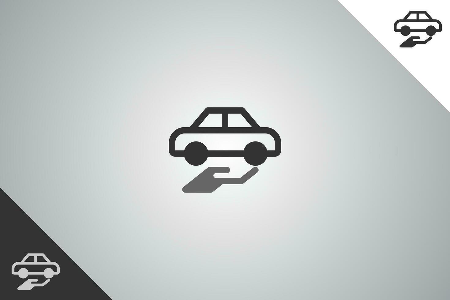 Vehicle logo. Minimal and modern logotype. Auto garage dealership brand identity design elements. Perfect logo for business related to automotive industry. Isolated background. Vector eps 10.