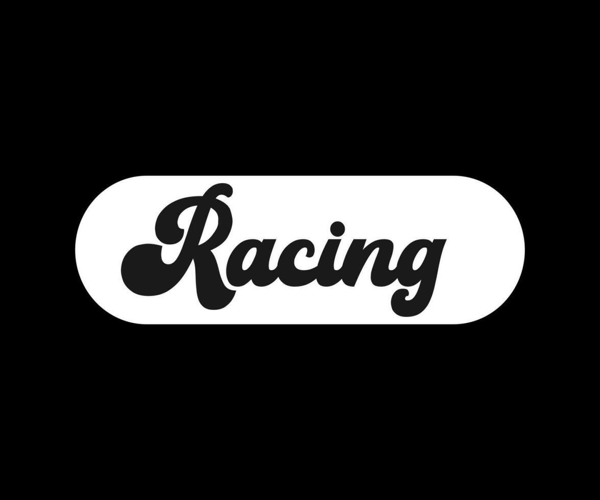 Race Logo Elegant Design Vector