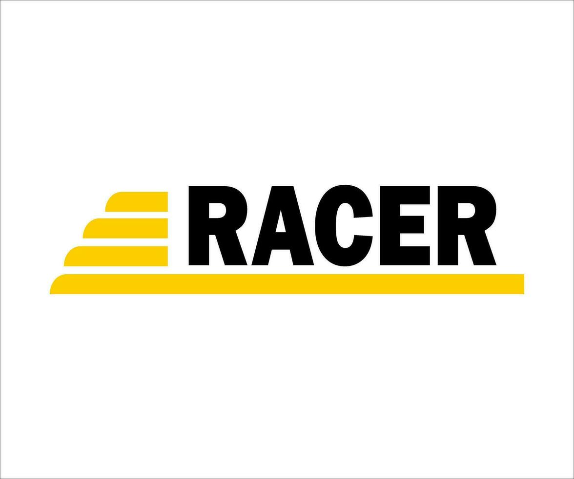 Race Logo Elegant Design Vector