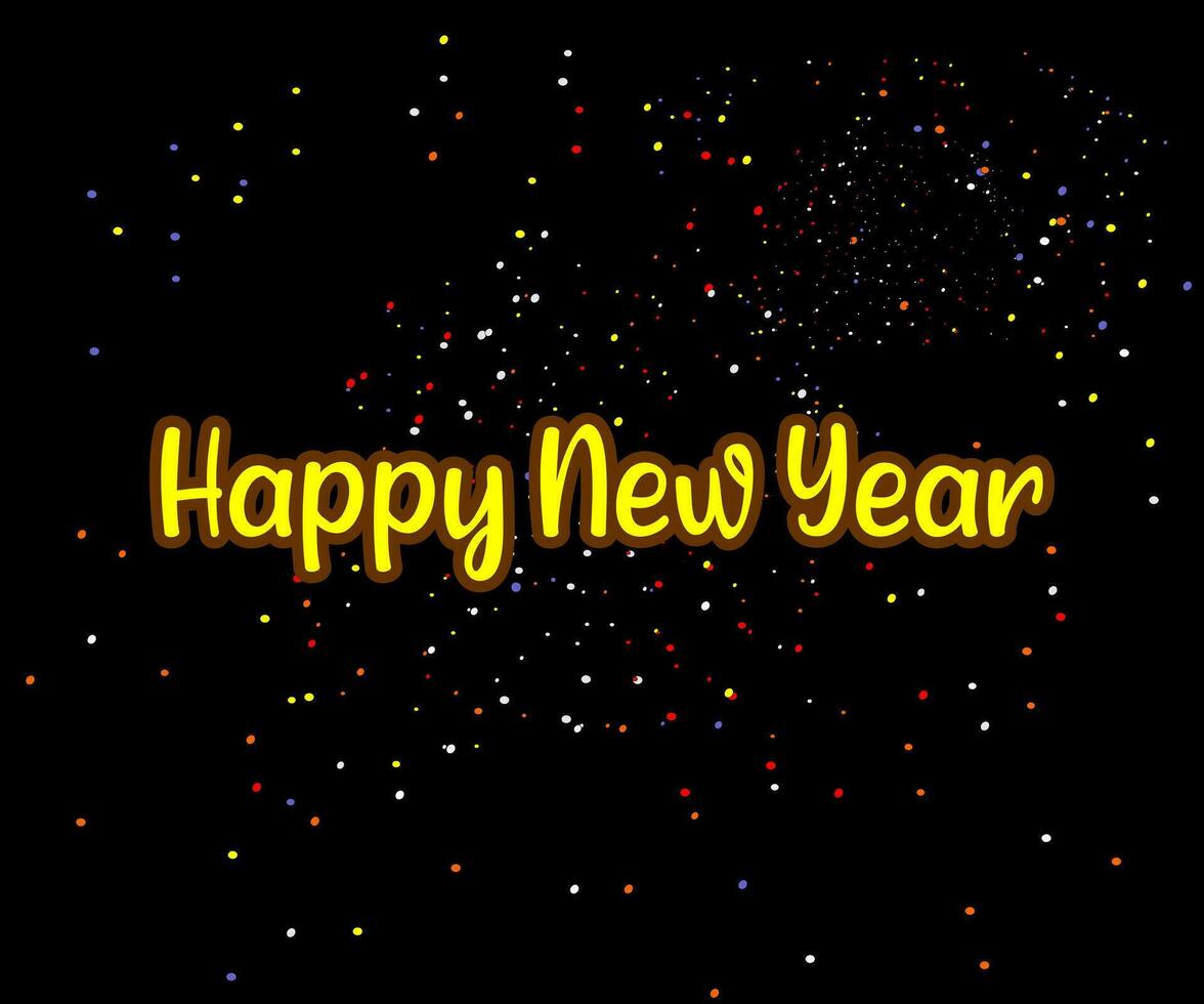 happy new year design vector