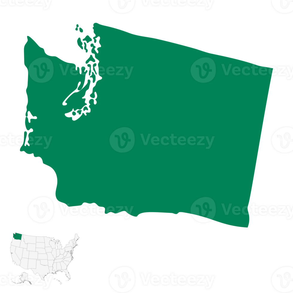 Wyoming state with USA map png