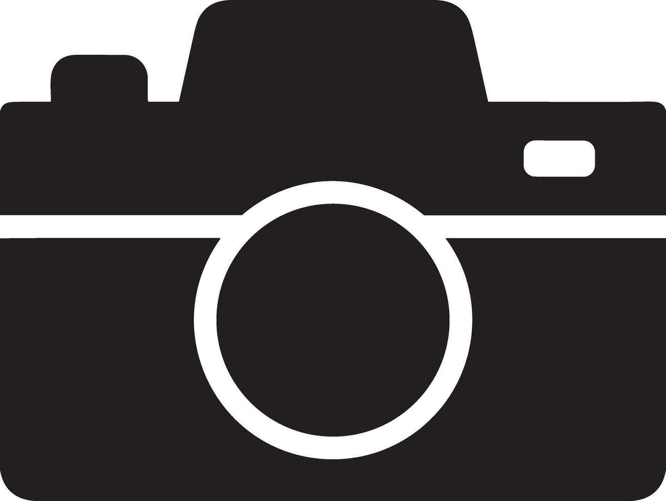 Camera photography icon symbol vector image. Illustration of multimedia photographic lens graphic design image