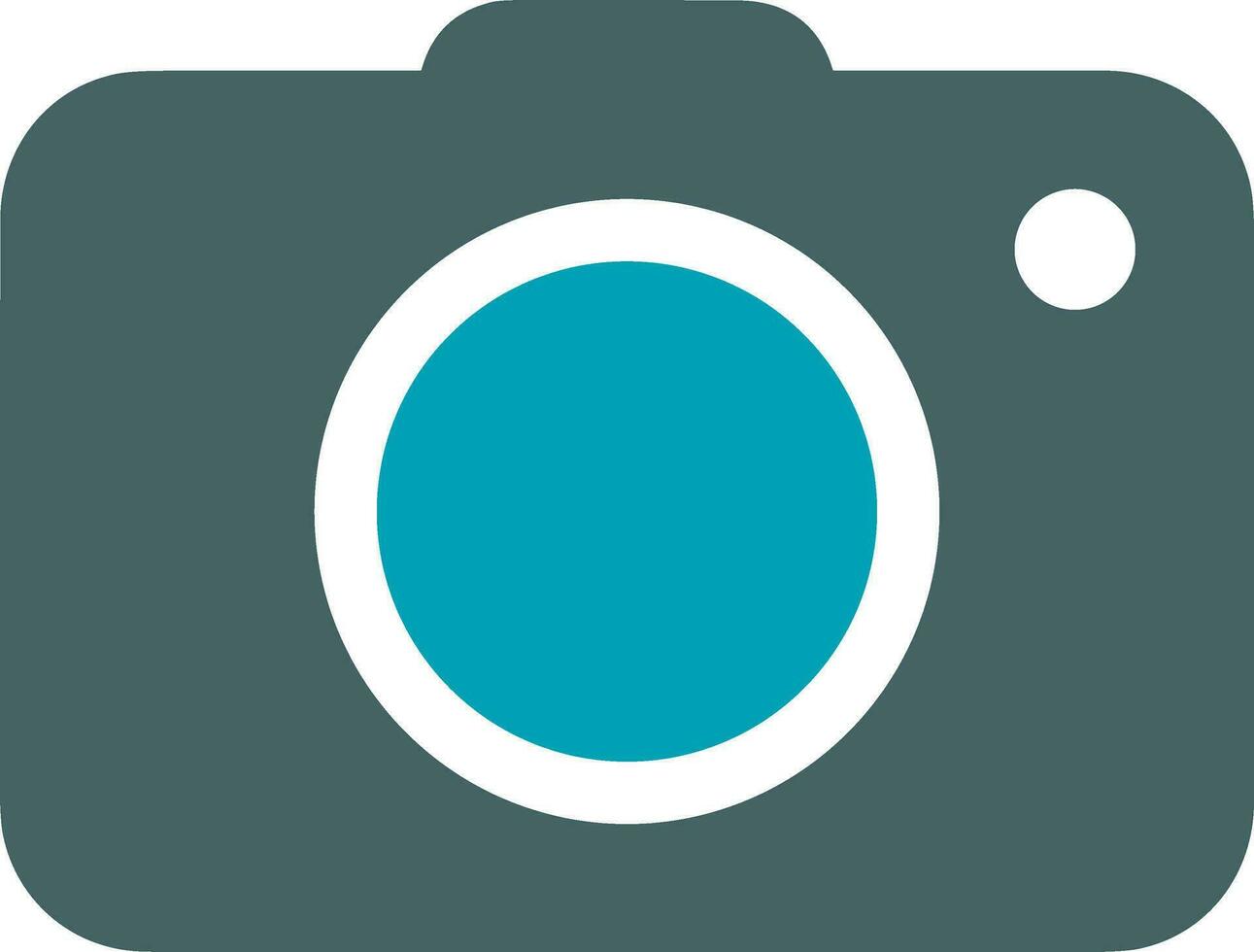 Camera photography icon symbol vector image. Illustration of multimedia photographic lens graphic design image