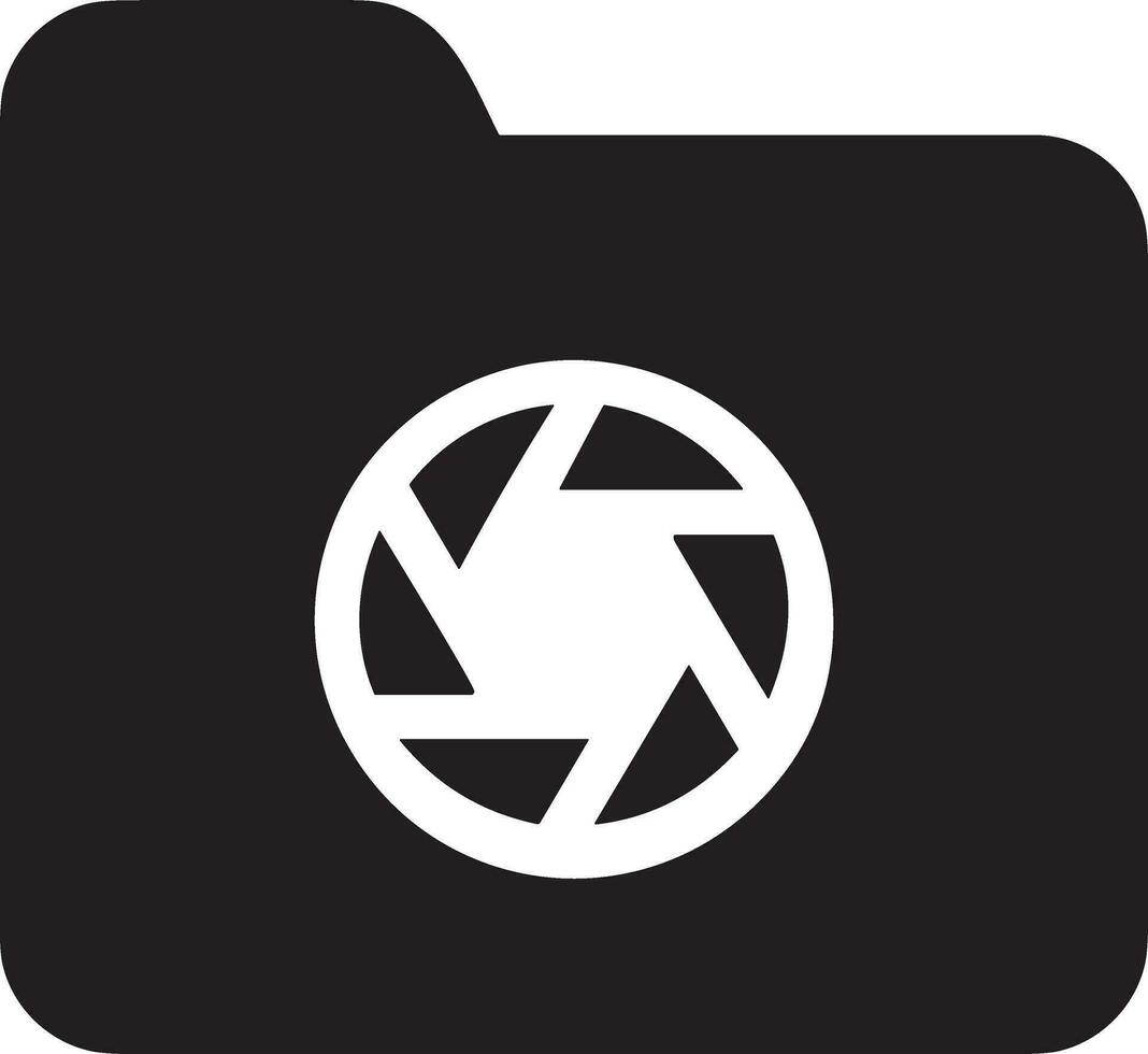 Camera photography icon symbol vector image. Illustration of multimedia photographic lens graphic design image